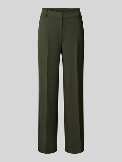 Selected Femme Wijde broek met viscose, model 'RITA' Donkergroen - 2
