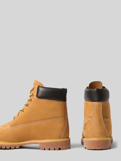 Timberland Schnürboots aus echtem Leder Sand 2