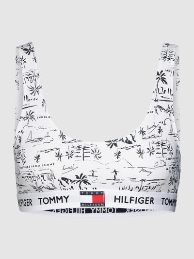 TOMMY HILFIGER Bustier met all-over motief Wit - 2