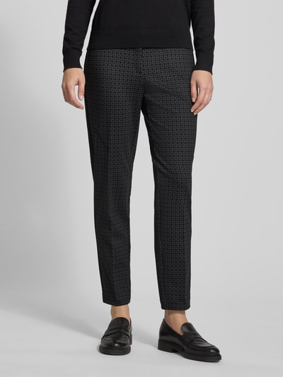 Brax Spodnie materiałowe o skróconym kroju model ‘MARON’ Czarny 4