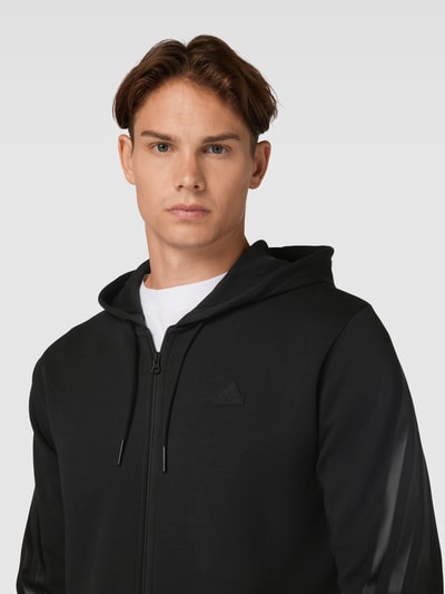 ADIDAS SPORTSWEAR Sweatjacke mit Label-Detail Black 3