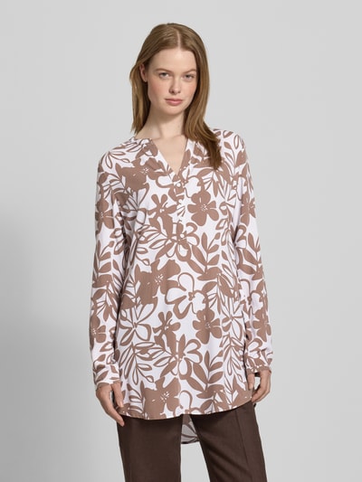 Christian Berg Woman Blusenshirt in Überlänge Weiss 4