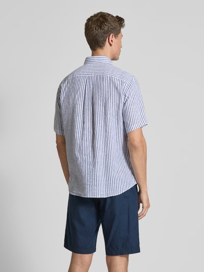 Fynch-Hatton Vrijetijdsoverhemd met knoopsluiting Marineblauw - 5