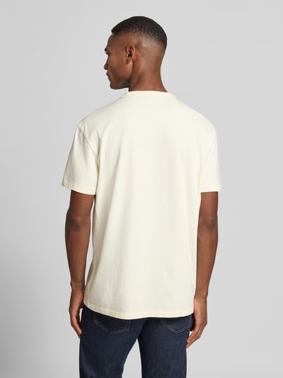 Polo Ralph Lauren Classic fit T-shirt met labelstitching Offwhite - 5