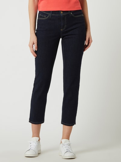 Cambio Cropped Slim Fit Jeans mit Stretch-Anteil Modell 'Piper' Blau 4