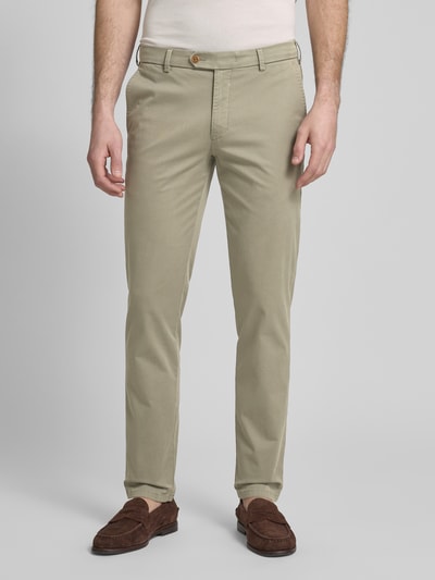 Mmx Regular Fit Chino mit Eingrifftaschen Modell 'LUPUS' Dunkelgruen 4