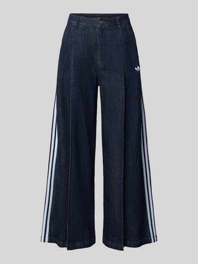 adidas Originals Jeansy o kroju loose fit z mieszanki bawełny Ciemnoniebieski 1