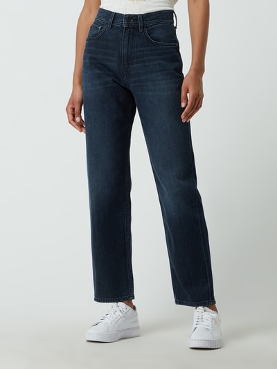 Pepe Jeans Jeansy o kroju relaxed tapered fit z bawełny model ‘Dover’ Czarny 4