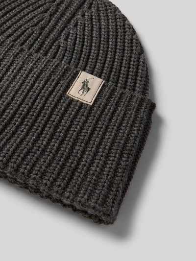 Polo Ralph Lauren Teens Gebreide muts met labeldetail Middengrijs - 2
