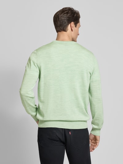 MAERZ Muenchen Strickpullover mit V-Ausschnitt Mint 5