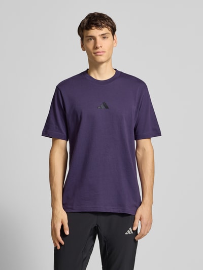 adidas Sportswear T-shirt met logo en ronde hals Paars - 4