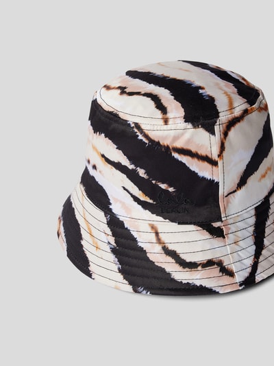 Lala Berlin Bucket Hat mit Allover-Muster Beige 3