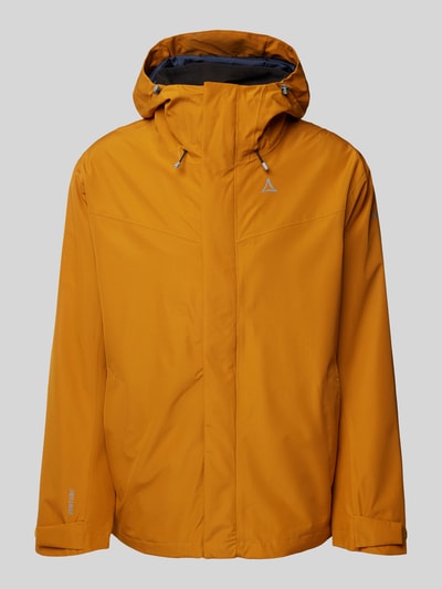 Schöffel Softshell-jack met labelprint, model 'OKERE' Geel - 2