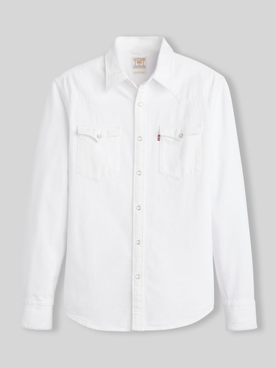 Levi's® Regular Fit Jeanshemd aus reiner Baumwolle Offwhite 2