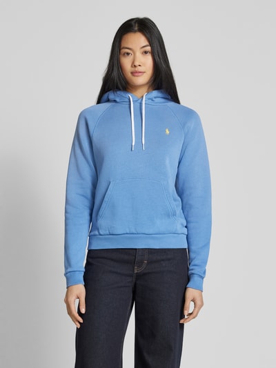 Polo Ralph Lauren Hoodie mit Label-Stitching Blau 4