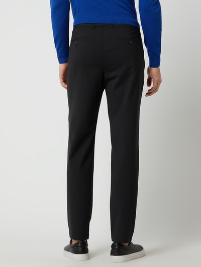 s.Oliver BLACK LABEL Pantalon met scheerwol  Zwart - 5