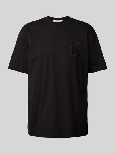 Calvin Klein Jeans T-Shirt mit Rundhalsausschnitt Black 2