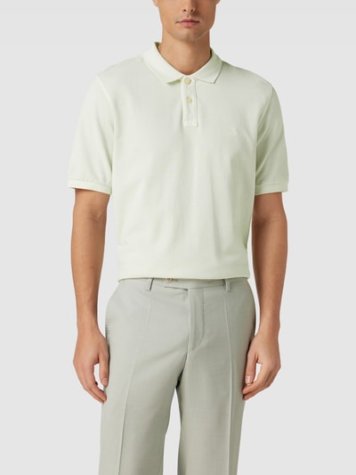 Marc O'Polo Poloshirt met korte knoopsluiting Mintgroen - 4