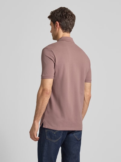 HUGO Regular fit Poloshirt van puur katoen Model 'DONOS222' Taupe - 5