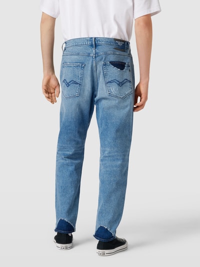 Replay Relaxed Tapered Jeans im Destroyed-Look Modell 'SANDOT' Hellblau 5