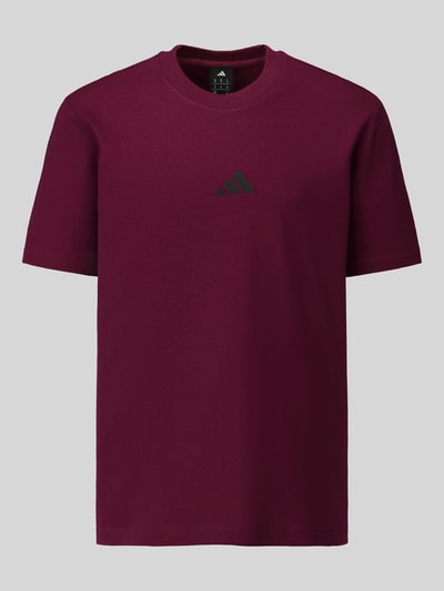 adidas Sportswear T-Shirt mit Logo-Print Dunkelrot 2