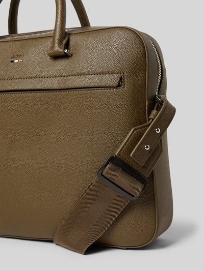 BOSS Laptoptasche mit Reißverschlussfächern außen Modell 'RAY' Gruen 3