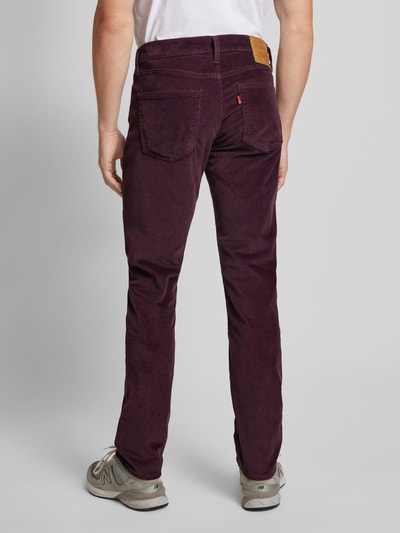 Levi's® Slim fit jeans in ribcordlook, model '511' Bordeaux - 5