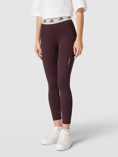 ADIDAS SPORTSWEAR Legginsy z paskiem z logo Purpurowy 4