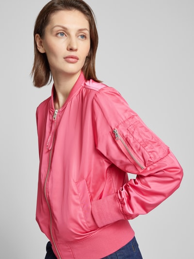 IQ Studio Bomberjacke mit Zweiwege-Reißverschluss Modell 'DONNA' Pink 3