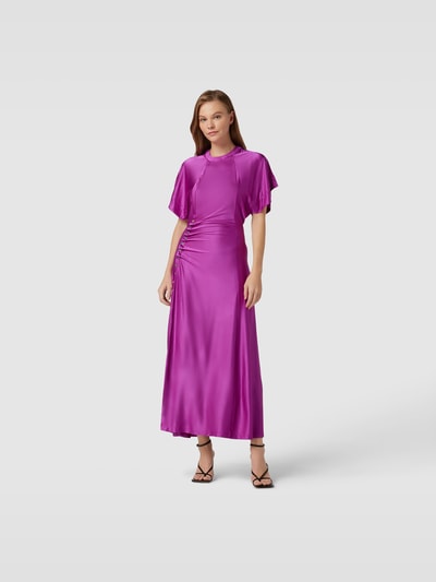 Rabanne Maxikleid mit Knopfleiste Lila 4