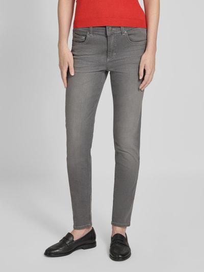 Angels Skinny fit jeans in 5-pocketmodel Donkergrijs - 4