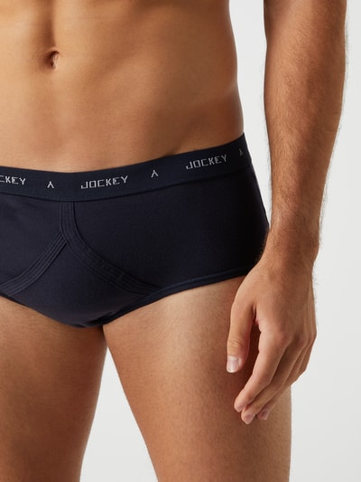 Jockey Slip im 3er-Pack Blau Melange 5