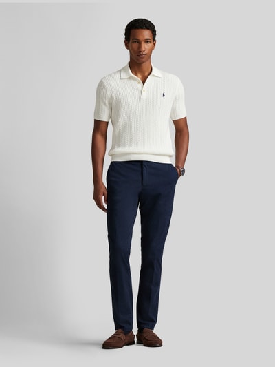Polo Ralph Lauren Regular Fit Poloshirt aus reiner Baumwolle Weiss 1