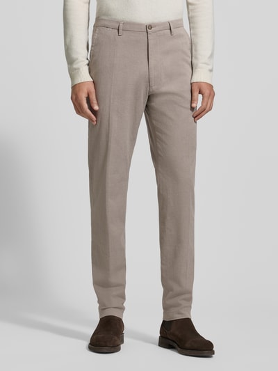 CINQUE Slim Fit Stoffhose mit Gesäßtaschen Modell 'brody' Beige 4