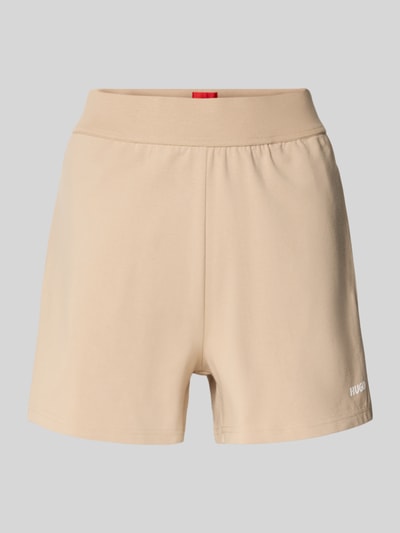 HUGO Korte pyjamabroek met elastische band Beige - 1