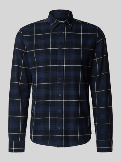 Casual Friday Regular fit vrijetijdsoverhemd met kentkraag, model 'MACE' Donkerblauw - 2