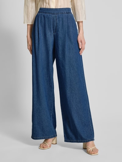 Jake*s Collection Wide Leg Jeans mit elastischem Bund Eisblau 4