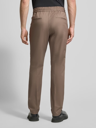HUGO Regular Fit Schmale Hose aus Baumwoll-Mix Modell 'GETLIN' Hellbraun 5