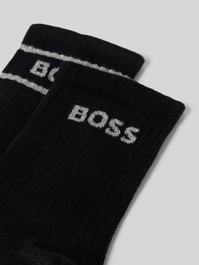 BOSS Skarpety z mieszanki bawełny w zestawie 2 szt.  Czarny 2