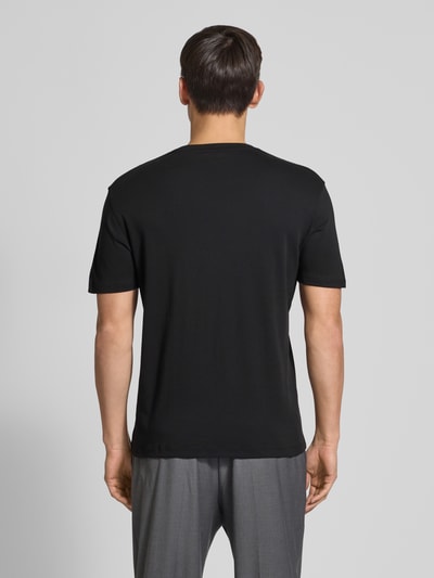CK Calvin Klein T-Shirt mit Logo-Stitching Modell 'SUPIMA' Black 5