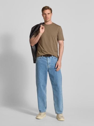 Drykorn T-Shirt mit Rundhalsausschnitt Modell 'RAPHAEL 10' Sand 1