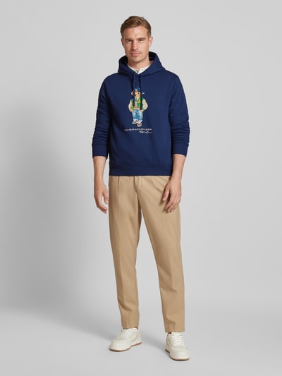 Polo Ralph Lauren Hoodie mit Motiv-Print Marine 1