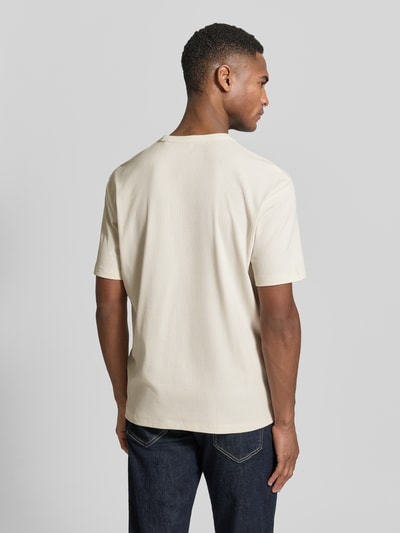 Tom Tailor Denim Regular Fit T-Shirt aus Baumwoll-Modal-Mix Offwhite 5