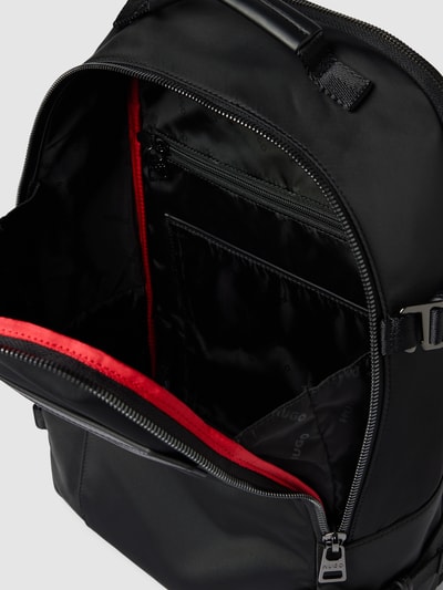 HUGO Plecak z uchwytem model ‘Elliott’ Czarny 4