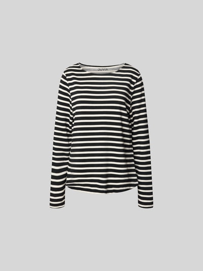 Juvia Relaxed Fit Longsleeve aus Baumwoll-Mix Black 2