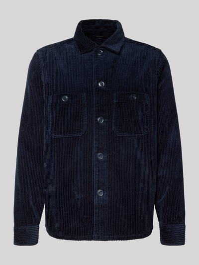 OLYMP Level Five Hemdjacke mit Knopfleiste Marine 2