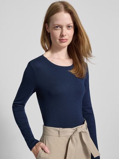 Christian Berg Woman Bluzka z długim rękawem z dekoltem okrągłym Ciemnoniebieski 3