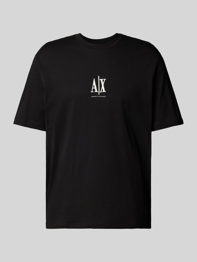 ARMANI EXCHANGE T-Shirt mit Label-Print Black 2