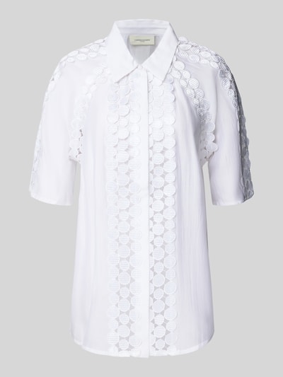 Copenhagen Muse Regular fit blouse met blinde knoopsluiting, model 'MOLLY' Offwhite - 2