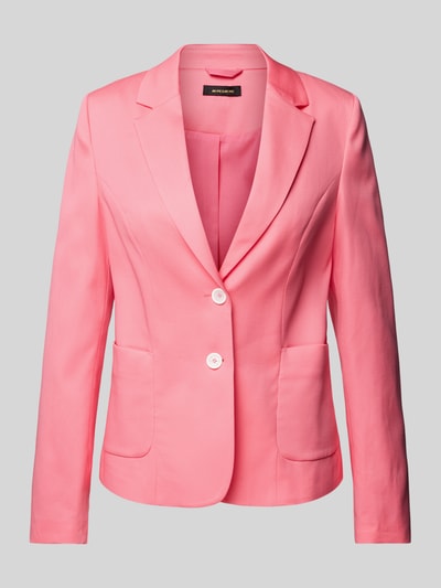 More & More Blazer in unifarbenem Design Pink 2